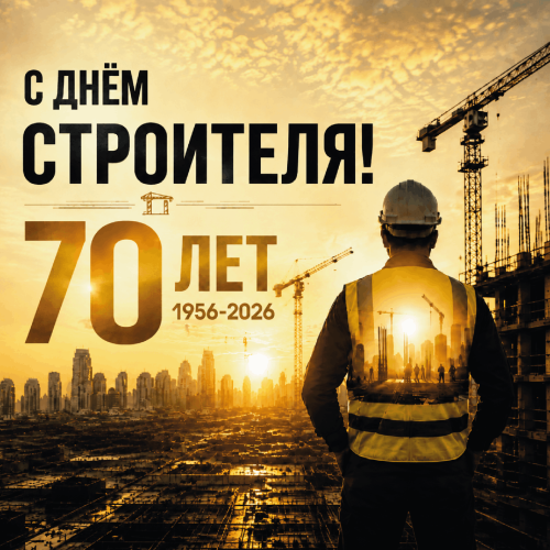 Поздравляем с Днем Строителя!