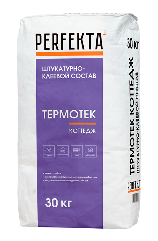 Штукатурно-клеевой состав Термотек Коттедж, 30 кг