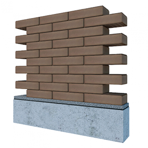 Возведение несущих стен из кирпича